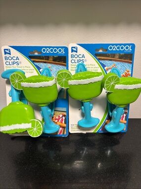 New Towel clips set of 4 Margatita Boca clips